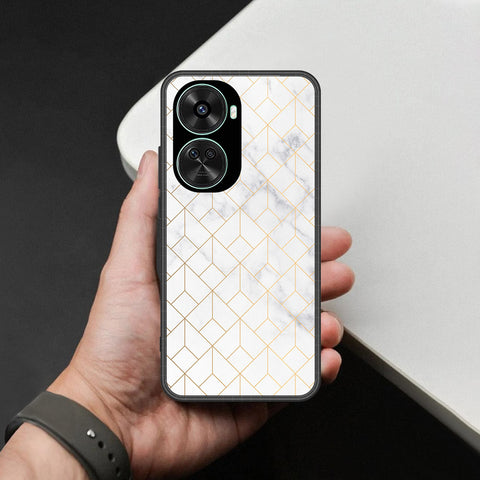 Huawei nova 11 SE Cover - White Marble Series 2 - HQ Premium Shine Durable Shatterproof Case