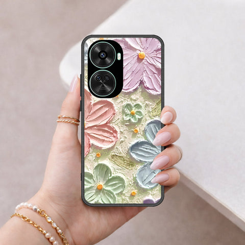 Huawei nova 11 SE Cover - Floral Series - Design 15 - Blue & Green - HQ Premium Shine Durable Shatterproof Case