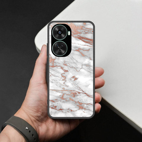 Huawei nova 11 SE Cover - White Marble Series 2 - HQ Premium Shine Durable Shatterproof Case