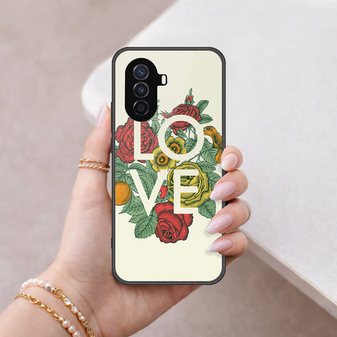 Huawei nova Y70 Cover - Floral Series 2 - HQ Premium Shine Durable Shatterproof Case