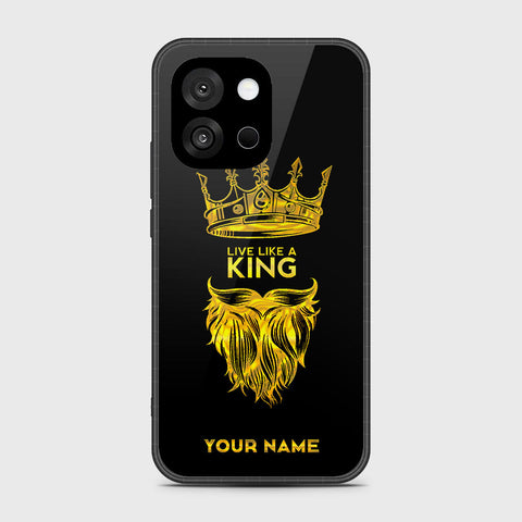 OnePlus 13T - Gold Series - HQ Ultra Shine Premium Infinity Glass Soft Silicon Borders Case