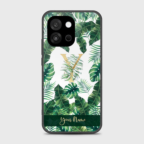 OnePlus 13T - Personalized Alphabet Series - HQ Ultra Shine Premium Infinity Glass Soft Silicon Borders Case