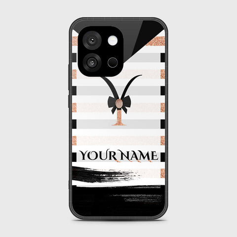 OnePlus 13s - Personalized Alphabet Series - HQ Ultra Shine Premium Infinity Glass Soft Silicon Borders Case