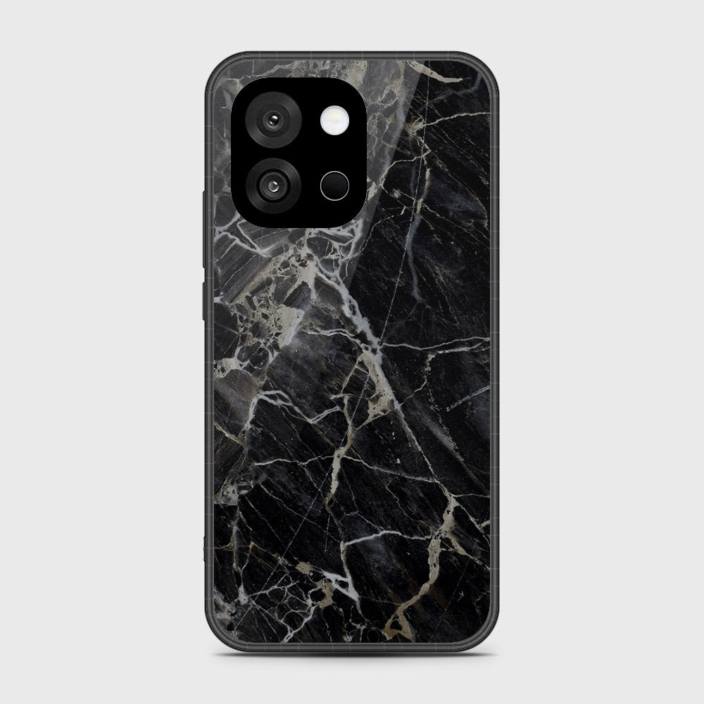 OnePlus 13s - Black Marble Series - HQ Ultra Shine Premium Infinity Glass Soft Silicon Borders Case