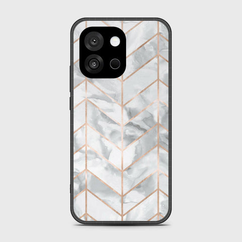 OnePlus 13s - White Marble Series 2 - HQ Ultra Shine Premium Infinity Glass Soft Silicon Borders Case