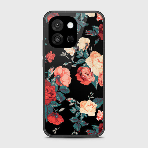 OnePlus 13s - Floral Series 2 - HQ Ultra Shine Premium Infinity Glass Soft Silicon Borders Case