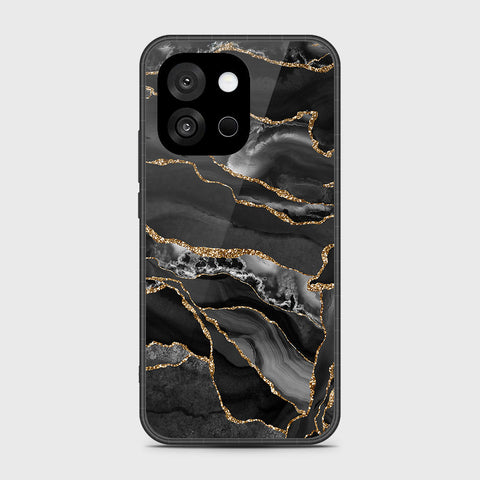 OnePlus 13T - Black Marble Series - HQ Ultra Shine Premium Infinity Glass Soft Silicon Borders Case