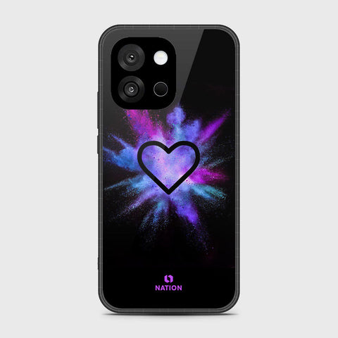 OnePlus 13T - Onation Heart Series - HQ Ultra Shine Premium Infinity Glass Soft Silicon Borders Case