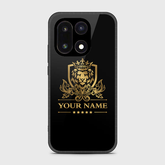 OnePlus 15 - Gold Series - HQ Ultra Shine Premium Infinity Glass Soft Silicon Borders Case