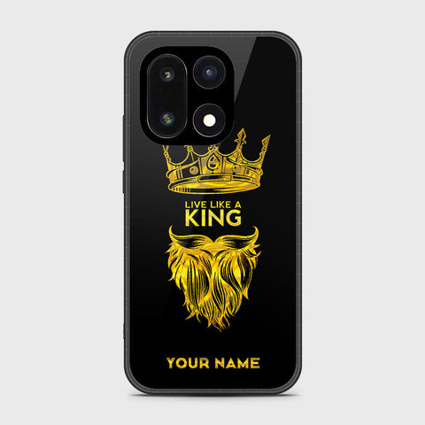 OnePlus 15 - Gold Series - HQ Ultra Shine Premium Infinity Glass Soft Silicon Borders Case