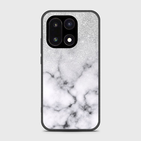 OnePlus 15 - White Marble Series - HQ Ultra Shine Premium Infinity Glass Soft Silicon Borders Case