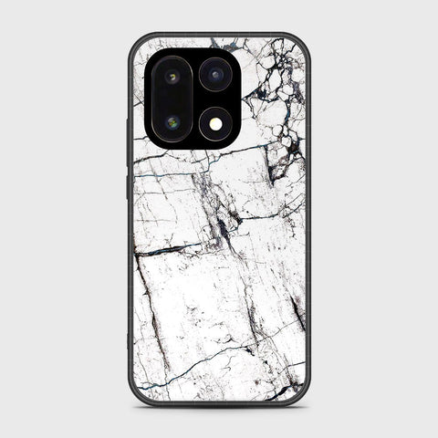 OnePlus 15 - White Marble Series 2 - HQ Ultra Shine Premium Infinity Glass Soft Silicon Borders Case