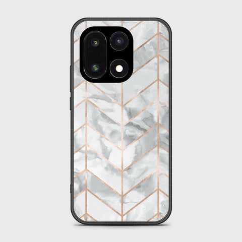 OnePlus 15 - White Marble Series 2 - HQ Ultra Shine Premium Infinity Glass Soft Silicon Borders Case