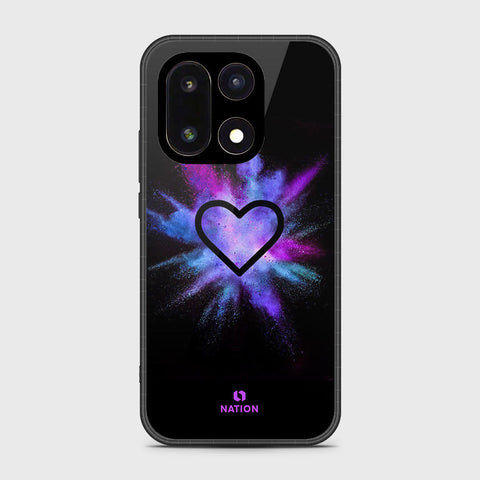OnePlus 15 - Onation Heart Series - HQ Ultra Shine Premium Infinity Glass Soft Silicon Borders Case