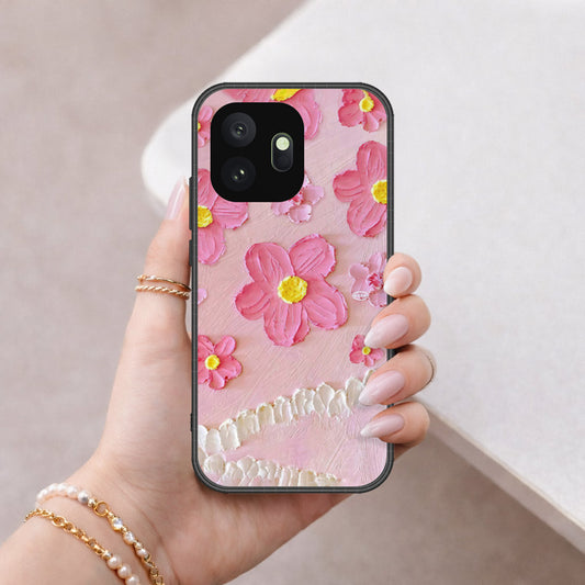 OnePlus 15T Cover - Floral Series - Design 2 - Pink - HQ Premium Shine Durable Shatterproof Case