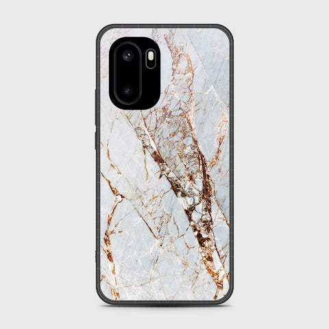 OnePlus Ace 6 - White Marble Series - HQ Ultra Shine Premium Infinity Glass Soft Silicon Borders Case