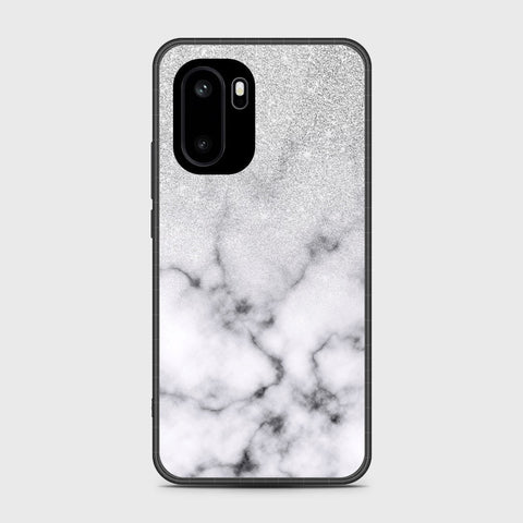 OnePlus Ace 6 - White Marble Series - HQ Ultra Shine Premium Infinity Glass Soft Silicon Borders Case
