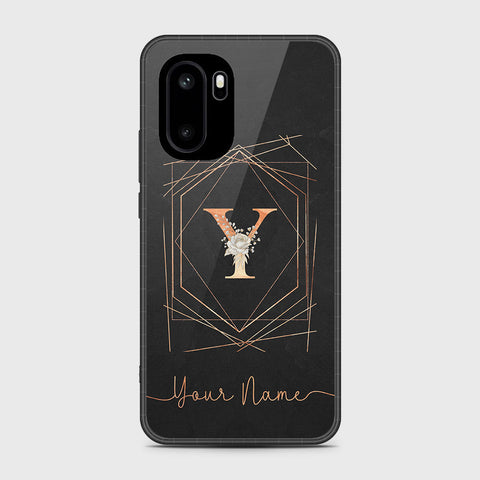 OnePlus Ace 6 - Personalized Alphabet Series - HQ Ultra Shine Premium Infinity Glass Soft Silicon Borders Case