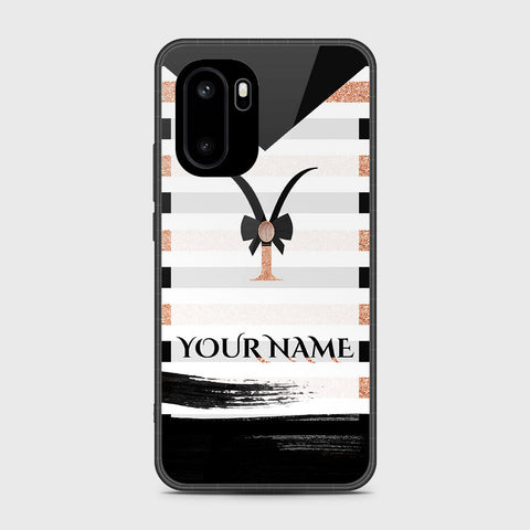 OnePlus Ace 6 - Personalized Alphabet Series - HQ Ultra Shine Premium Infinity Glass Soft Silicon Borders Case