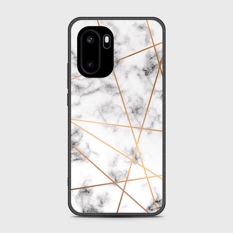 OnePlus Ace 6 - White Marble Series 2 - HQ Ultra Shine Premium Infinity Glass Soft Silicon Borders Case