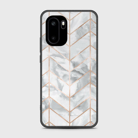 OnePlus Ace 6 - White Marble Series 2 - HQ Ultra Shine Premium Infinity Glass Soft Silicon Borders Case