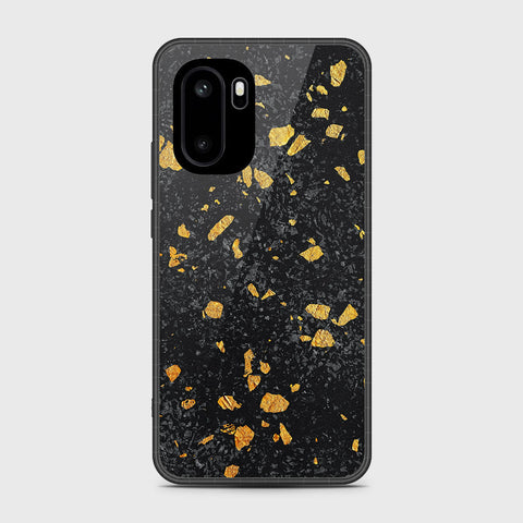 OnePlus Ace 6 - Black Marble Series - HQ Ultra Shine Premium Infinity Glass Soft Silicon Borders Case