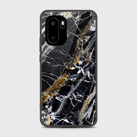 OnePlus Ace 6 - Black Marble Series - HQ Ultra Shine Premium Infinity Glass Soft Silicon Borders Case