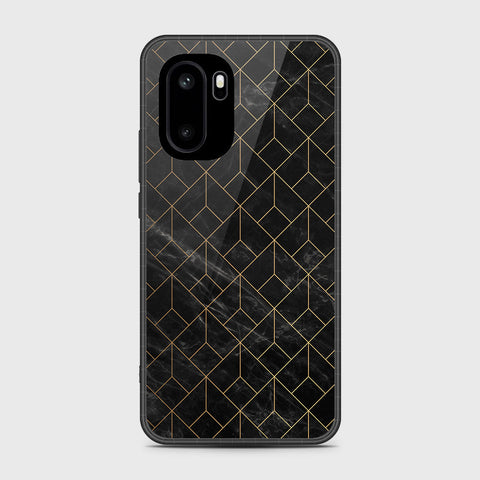 OnePlus Ace 6 - Black Marble Series - HQ Ultra Shine Premium Infinity Glass Soft Silicon Borders Case