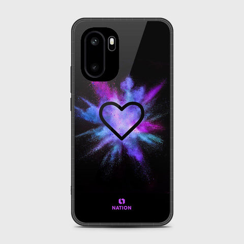 OnePlus Ace 6 - Onation Heart Series - HQ Ultra Shine Premium Infinity Glass Soft Silicon Borders Case