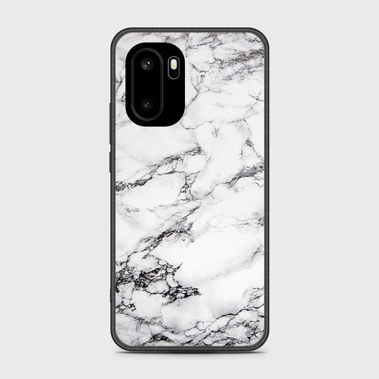 OnePlus Ace 6 - White Marble Series - HQ Ultra Shine Premium Infinity Glass Soft Silicon Borders Case
