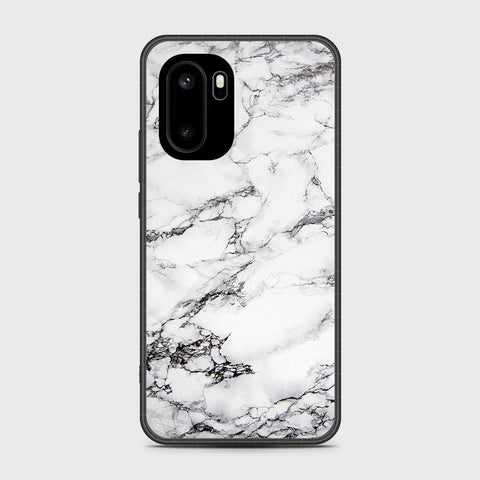 OnePlus Ace 6 - White Marble Series - HQ Ultra Shine Premium Infinity Glass Soft Silicon Borders Case