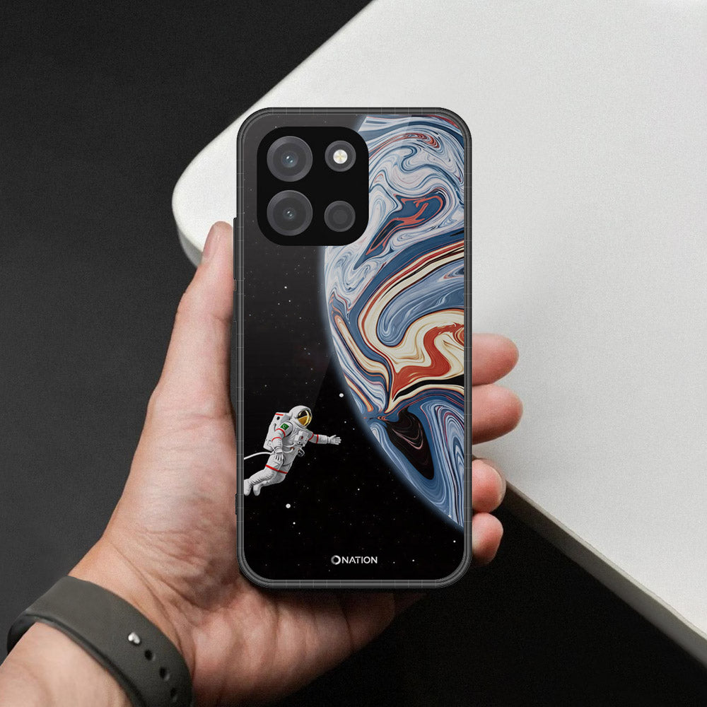 OnePlus Turbo 6 Cover - Cosmic Marble Astronaut Design - HQ Premium Shine Durable Shatterproof Case