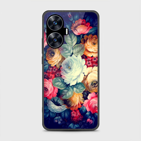 Oppo A1 - Floral Series 2 - HQ Premium Shine Durable Shatterproof Case