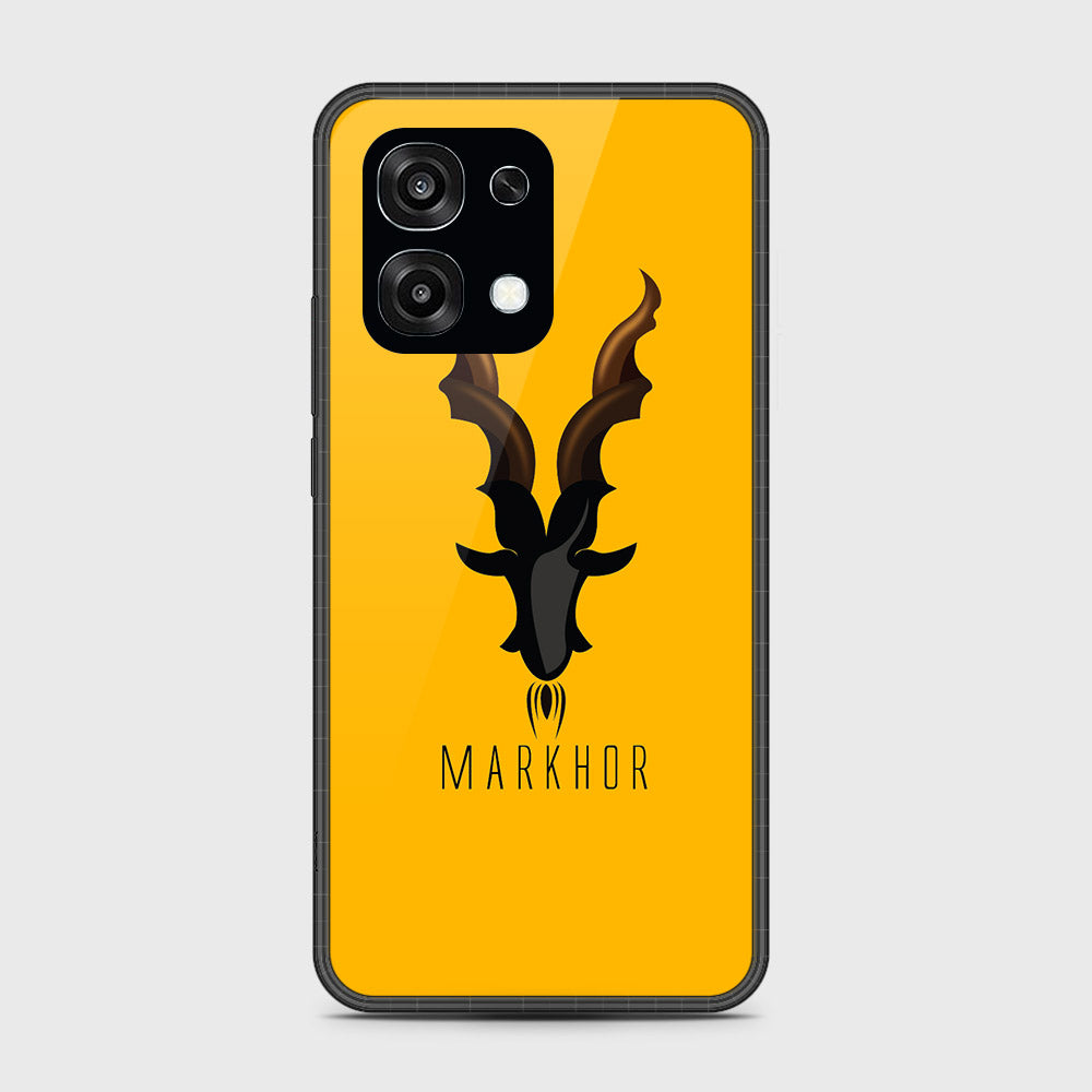 Oppo A6 Pro 4G - Markhor Series - HQ Ultra Shine Premium Infinity Glass Soft Silicon Borders Case