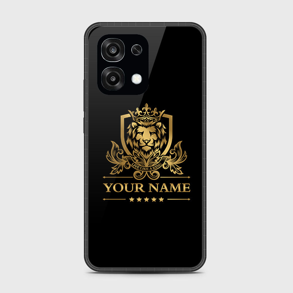 Oppo A6 Pro 5G - Gold Series - HQ Ultra Shine Premium Infinity Glass Soft Silicon Borders Case
