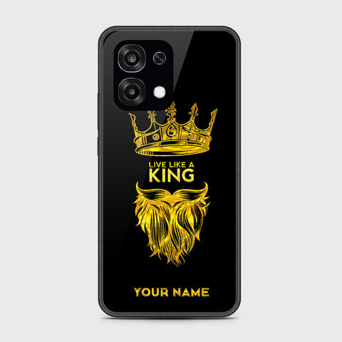 Oppo A6 Pro 5G - Gold Series - HQ Ultra Shine Premium Infinity Glass Soft Silicon Borders Case
