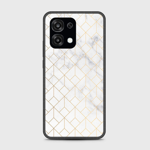 Oppo A6 Pro 4G - White Marble Series 2 - HQ Ultra Shine Premium Infinity Glass Soft Silicon Borders Case