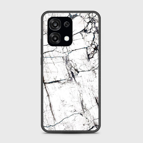 Oppo A6 Pro 4G - White Marble Series 2 - HQ Ultra Shine Premium Infinity Glass Soft Silicon Borders Case