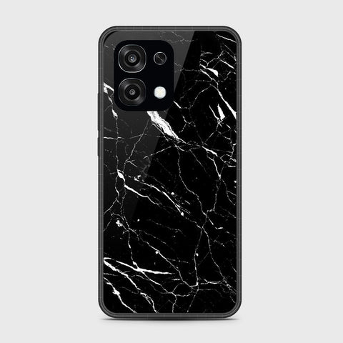Oppo A6 Pro 4G - Black Marble Series - HQ Ultra Shine Premium Infinity Glass Soft Silicon Borders Case