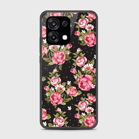 Oppo A6 Pro 4G - Floral Series - HQ Ultra Shine Premium Infinity Glass Soft Silicon Borders Case