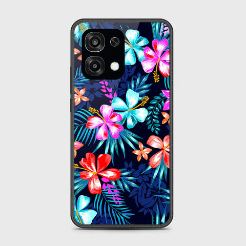 Oppo A6 Pro 4G - Floral Series - HQ Ultra Shine Premium Infinity Glass Soft Silicon Borders Case
