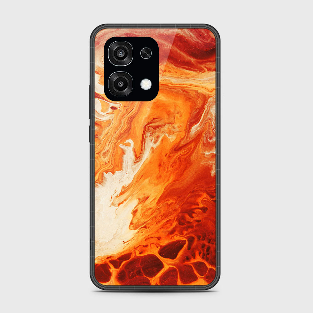 Oppo A6 Pro 5G - Mystic Marble Series - HQ Ultra Shine Premium Infinity Glass Soft Silicon Borders Case