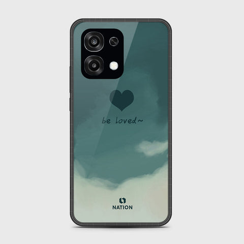 Oppo F31 5G - Onation Heart Series - HQ Ultra Shine Premium Infinity Glass Soft Silicon Borders Case