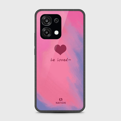 Oppo F31 5G - Onation Heart Series - HQ Ultra Shine Premium Infinity Glass Soft Silicon Borders Case