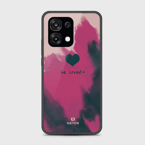 Oppo F31 5G - Onation Heart Series - HQ Ultra Shine Premium Infinity Glass Soft Silicon Borders Case