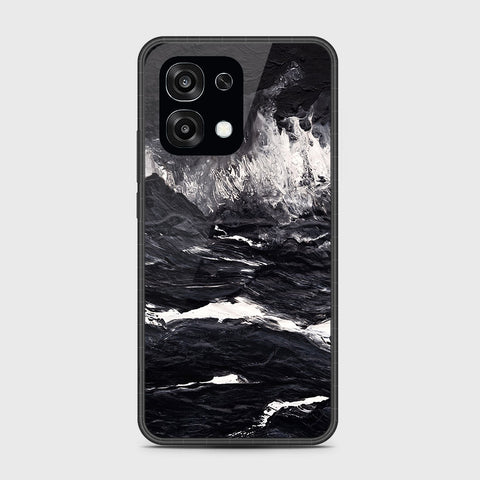 Oppo A6 Pro 4G - Black Marble Series - HQ Ultra Shine Premium Infinity Glass Soft Silicon Borders Case
