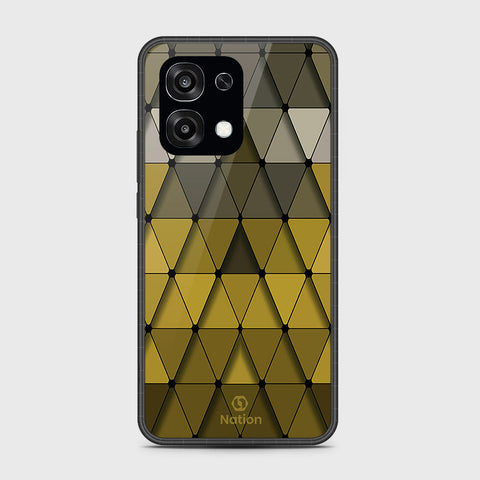 Oppo F31 5G - Onation Pyramid Series - HQ Ultra Shine Premium Infinity Glass Soft Silicon Borders Case