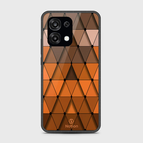 Oppo F31 5G - Onation Pyramid Series - HQ Ultra Shine Premium Infinity Glass Soft Silicon Borders Case