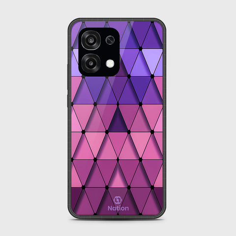 Oppo F31 5G - Onation Pyramid Series - HQ Ultra Shine Premium Infinity Glass Soft Silicon Borders Case