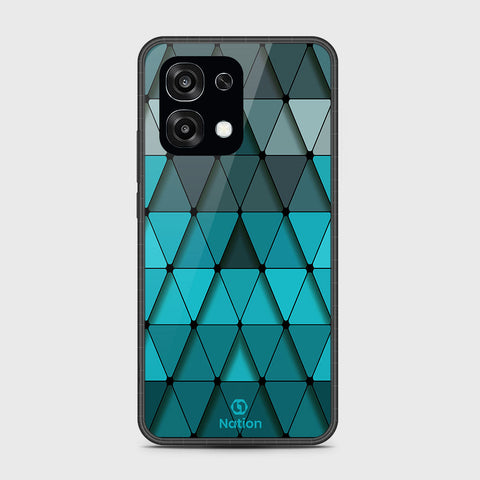 Oppo F31 5G - Onation Pyramid Series - HQ Ultra Shine Premium Infinity Glass Soft Silicon Borders Case